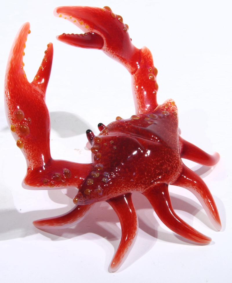 Art Glass crab from Kela's...a glass gallery on Kauai