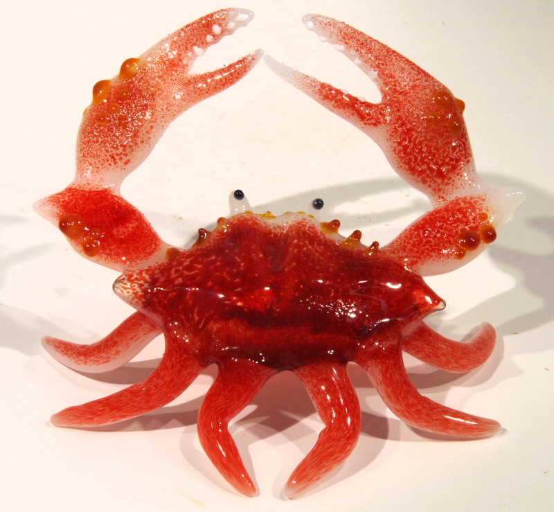 Art Glass crab from Kela's...a glass gallery on Kauai