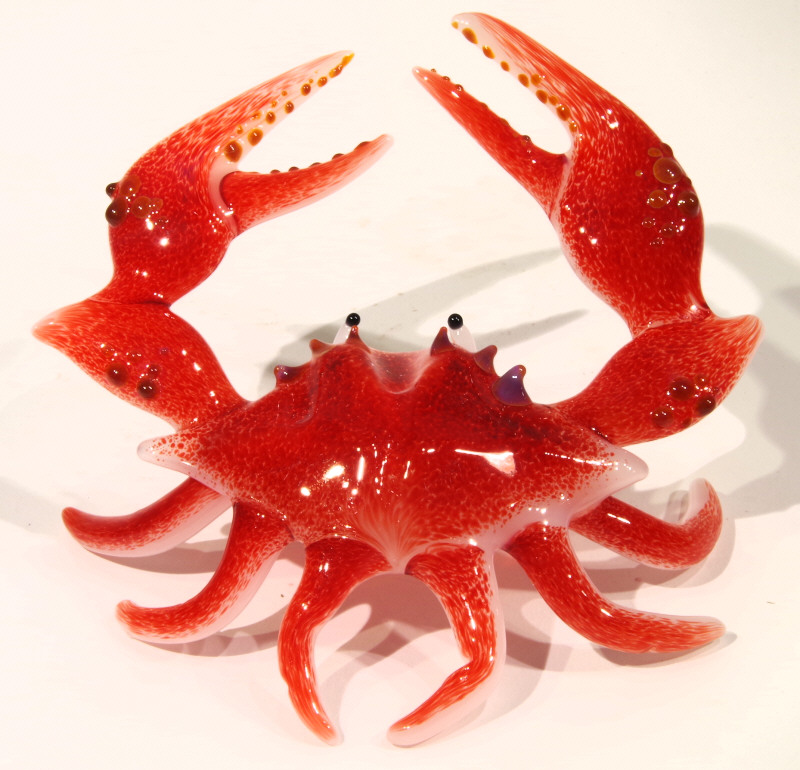 Art Glass crab from Kela's...a glass gallery on Kauai