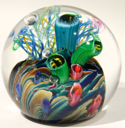 Art glass paper weights - glass art from Kela's Gallery