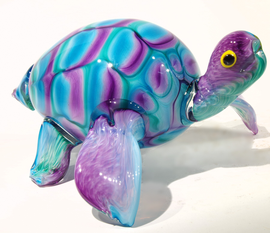 Art Glass Sea Turtle from Kela's...a glass gallery on Kauaii