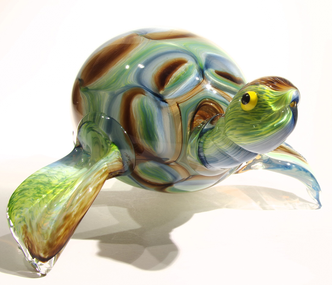 Art Glass Sea Turtle from Kela's...a glass gallery on Kauaii