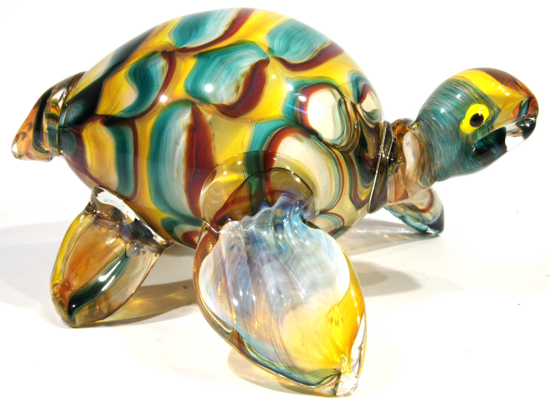 Art Glass Sea Turtle from Kela's...a glass gallery on Kauaii